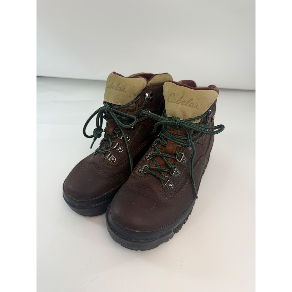 Cabelas Womens Gore-Tex Leather Hiking Boots Brown 84-0927 Size 7.5 M